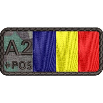 ECUSON GRUPA SANGUINA A2 POS TRICOLOR COMBAT